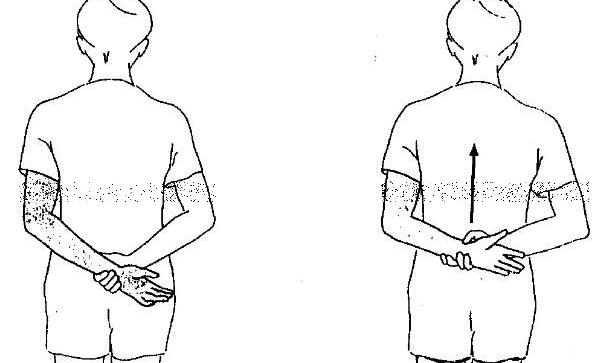 肩周炎三个动作自愈方法，体后拉手/原地画圈/扩胸运动告别疼痛